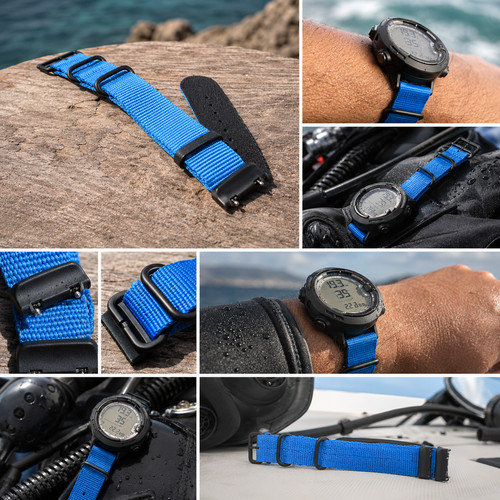Nylon watch strap with - nylon,