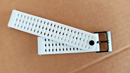 White silicone watch strap for - silicone,